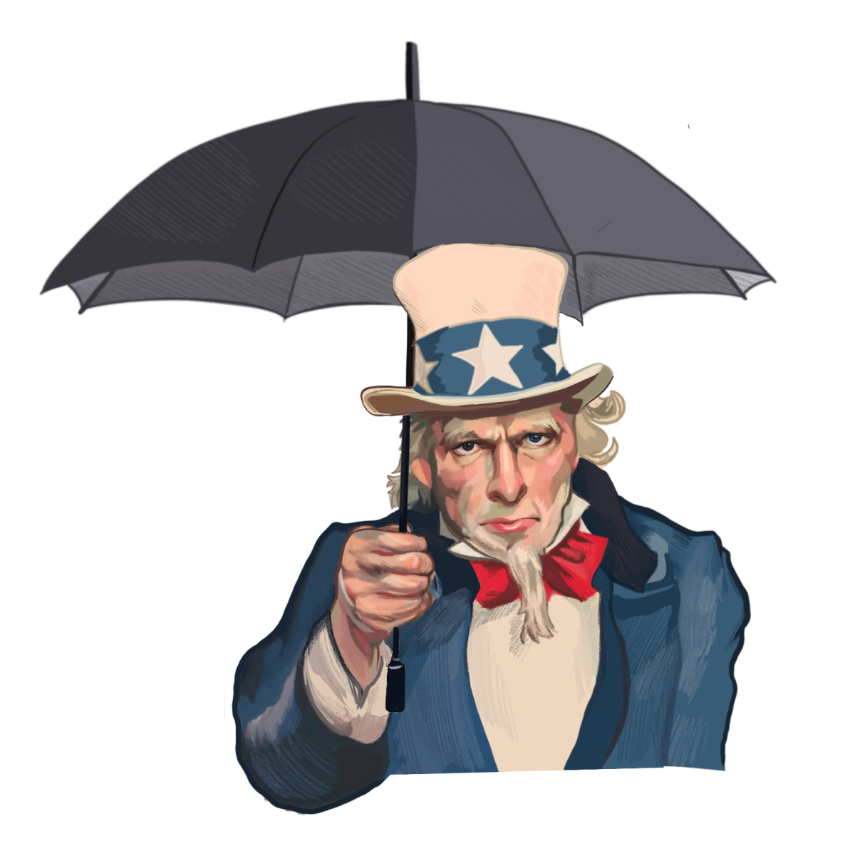 Seeing Red Tariffs Illustration